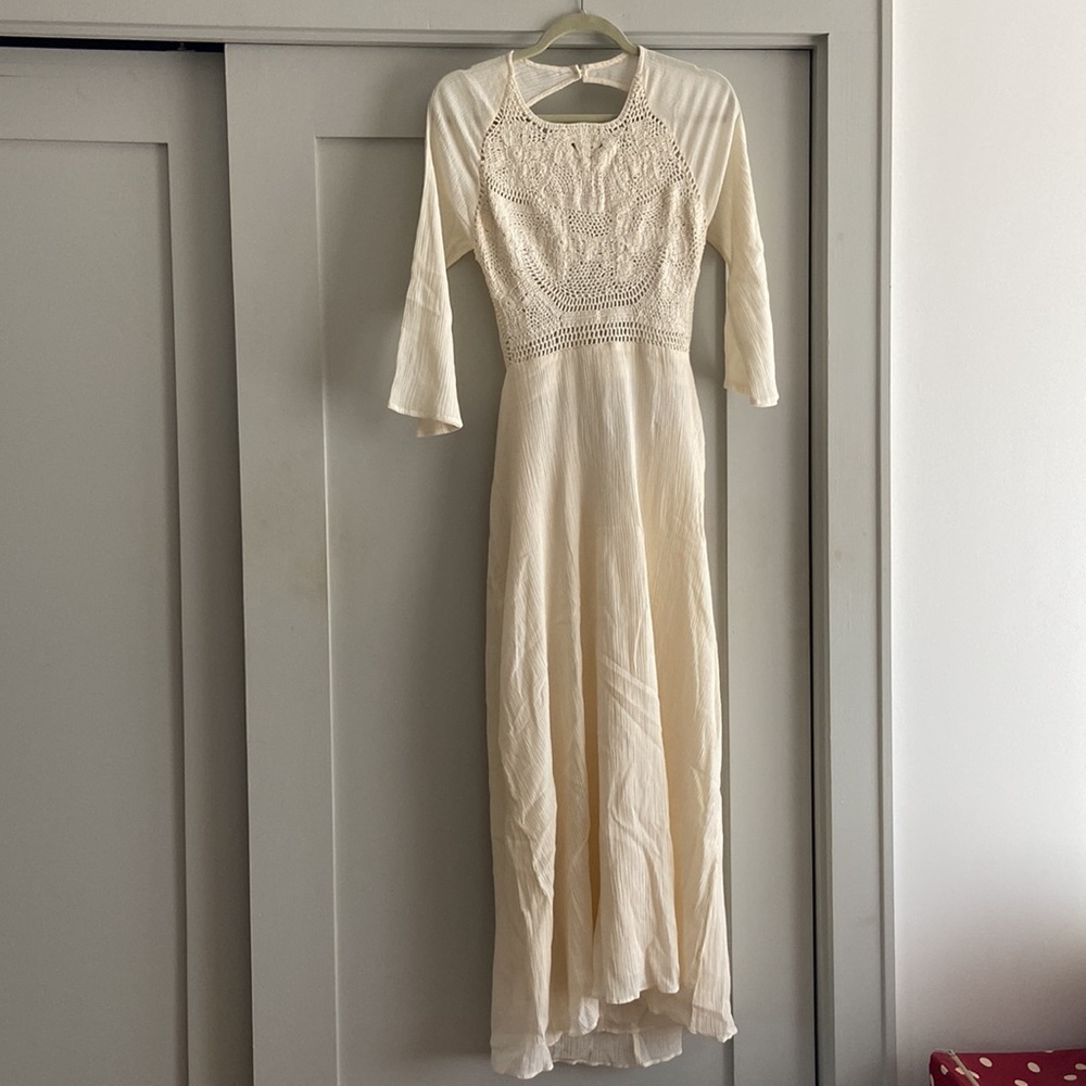 NWT Antik Batik crochet maxi dress Size M